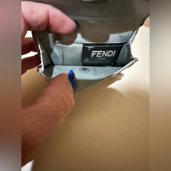 Fendi Calfskin micro trifold wallet - Picture 14 of 16